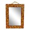 Mid-Century Italian Red Enameled Copper Mirror from Siva Poggibonsi, 1950s, Image 1