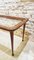 Tavolino da caffè in mogano e vetro con piedi in ottone nello stile di Paolo Buffa, Italia, anni '50, Immagine 5