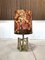 Lampada da tavolo grande scultorea in ceramica con paralume Batik, anni '60, Immagine 2