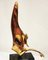 Handmade Gilt Bronze Oniric Bird Sculpture in the style of Philippe Jean, 1980s, Image 11