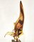 Escultura de pájaro onírica hecha a mano de bronce dorado al estilo de Philippe Jean, años 80, Imagen 8