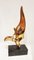 Escultura de pájaro onírica hecha a mano de bronce dorado al estilo de Philippe Jean, años 80, Imagen 1
