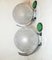 Tulip Murano Glass Sconces with Broken Effects, 1970s, Set of 2, Image 3