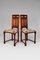 19th Century Victorian Gothic Revival Chairs in Carved Walnut, Set of 2, Image 4