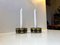 Kerzenhalter aus Steingut von Aldo Londi für Bitossi, Italien, 1960er, 2er Set 2