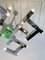 Italian Metal and Chrome Futura Chandelier by Gaetano Sciolari, 1970s 6