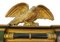 Englischer Regency Spiegel aus geschnitztem Holz mit Adler in Adlerarm aus frühem 19. Jh 2