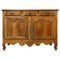 Antique French Louis XV Carved Walnut Sideboard 1