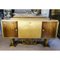 Italian Art Deco Sideboard with 2-Tone Furry Wooden Bar Cabinet, 1920s 1