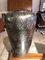 Large Black and Silver Vase, 1970s 3