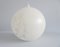 Glass Ball Hanging Lamp in White Etched Glass, 1960s, Image 11