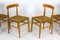 Vintage Czech Straw Chairs, 1960s, Set of 4 3