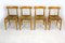 Vintage Czech Straw Chairs, 1960s, Set of 4 2