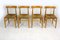 Vintage Czech Straw Chairs, 1960s, Set of 4, Image 2