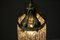 Lampe à Suspension Antique avec Abat-Jour Loetz Blitz en Verre par Leopold Bauer, 1905 7