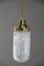 Antique Hanging Lamp with Loetz Blitz Glass Shade by Leopold Bauer, 1905, Image 2