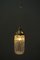Lampe à Suspension Antique avec Abat-Jour Loetz Blitz en Verre par Leopold Bauer, 1905 10