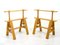 Leonardo Adjustable Working Table Easels by Achille Castiglioni for Zanotta, Italy, 1970s, Set of 2 1