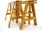 Leonardo Adjustable Working Table Easels by Achille Castiglioni for Zanotta, Italy, 1970s, Set of 2 3