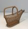 French Rattan Bottle Holder, 1970s 7