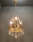 Mid-Century Crystal and Gold Chandelier by Gaetano Sciolari, 1970s 2