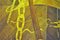 Biombo plegable italiano grande de marquetería de caoba, años 50, Imagen 5