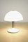 Vintage White Chrome Table Lamp from Szarvasi Lighting Factory, 1970s, Image 2