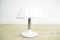 Vintage White Chrome Table Lamp from Szarvasi Lighting Factory, 1970s 3