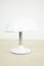 Lampe de Bureau Vintage en Chrome Blanc de Szarvasi Lighting Factory, 1970s 1