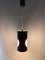 Vintage Black Metal Ceiling Lamp, 1960s, Image 11