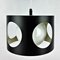 Large Vintage Black Pendant Lamp, 1960s, Image 1