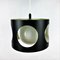 Large Vintage Black Pendant Lamp, 1960s 4