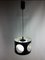 Grande Lampe à Suspension Vintage Noire, 1960s 11