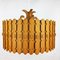 Vintage Scandinavian Pine Ceiling Lamp, 1960s 2