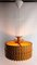 Vintage Scandinavian Pine Ceiling Lamp, 1960s 9