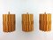 Vintage Scandinavian Pine Ceiling Lamps, 1960s, Set of 3, Image 2