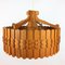 Vintage Scandinavian Pine Ceiling Lamp, 1960s 8