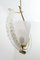 Lámpara colgante italiana Art Déco de cristal de Murano Reticello de Ercole Barovier para Barovier & Toso, años 40, Imagen 9