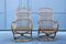 Italian Bamboo Lounge Chairs by Tito Agnoli, 1950s, Set of 2, Image 1