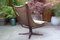 Vintage Leather Falcon Chair by Sigurd Resell for Vatne Møbler, 1970s, Image 4