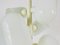 Mid-Century 6-armiger Kronleuchter aus weißem Glas von Kaiser Leuchten, 1960er 10