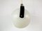 Black Wood and White Plastic Pendant Lamp from Temde, 1970s 5
