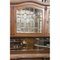 Walnut Cupboard with Beveled Glass and Marble Top 4