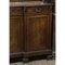 Walnut Cupboard with Beveled Glass and Marble Top 3