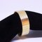 Italian Wide Bracelet in 14 kt Gold with the Pattern of Harlequin, Image 3
