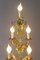 Candelabro elettrificato in ottone dorato e bronzo, Immagine 18