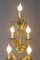 Candelabro francés electrificado de latón dorado y bronce, Imagen 18