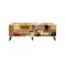 Mid-Century Italian Glass & Brass Sideboard for L.A. Studio, Image 2