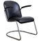 Model 413 Black Vinyl Easy Chair by W.H. Gispen, 1935, Image 1