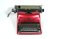 Italian Metallic Pink Type Lexikon 80 Manual Typewriter from Olivetti, 1951 3